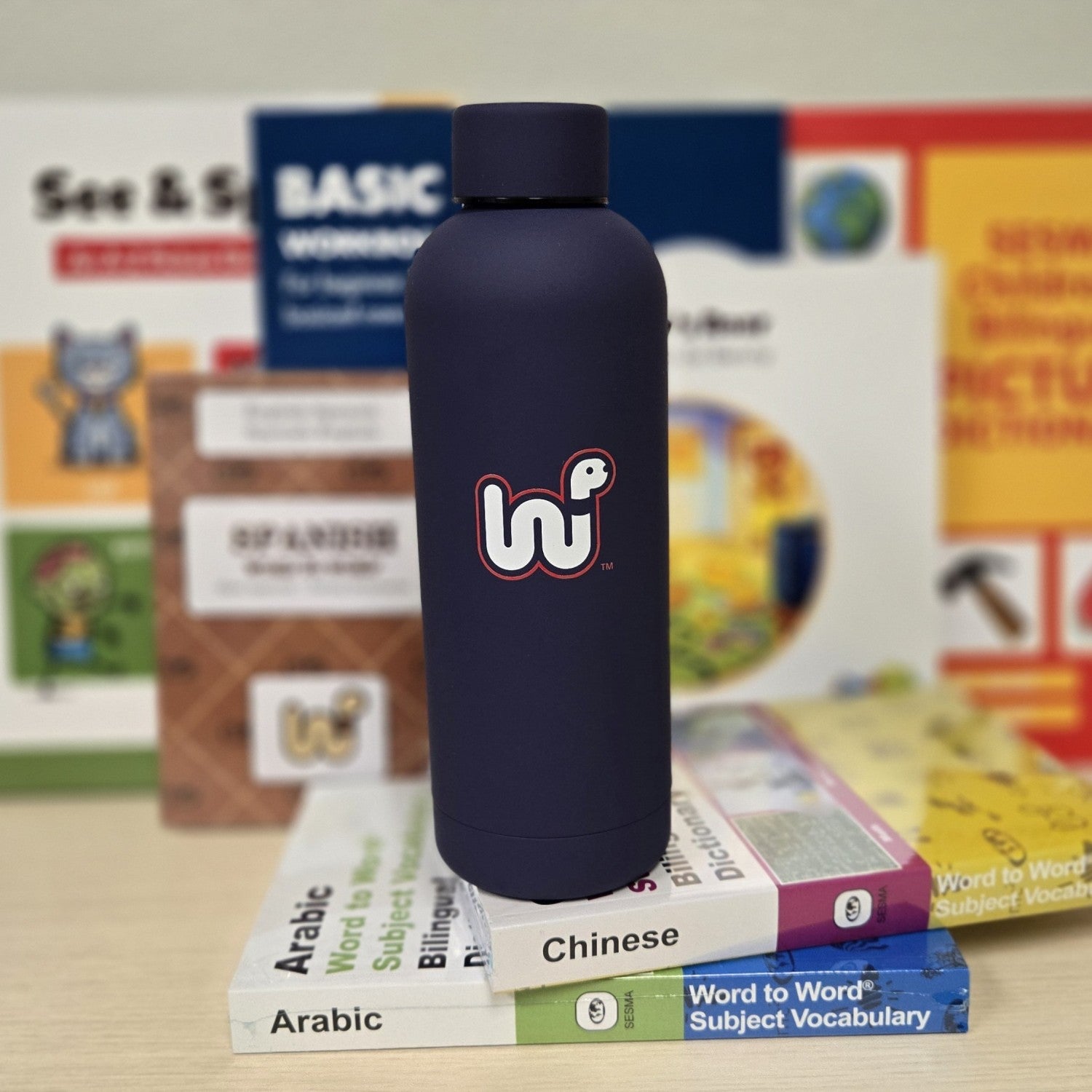 Word to Word eBook & Print Water Bottle