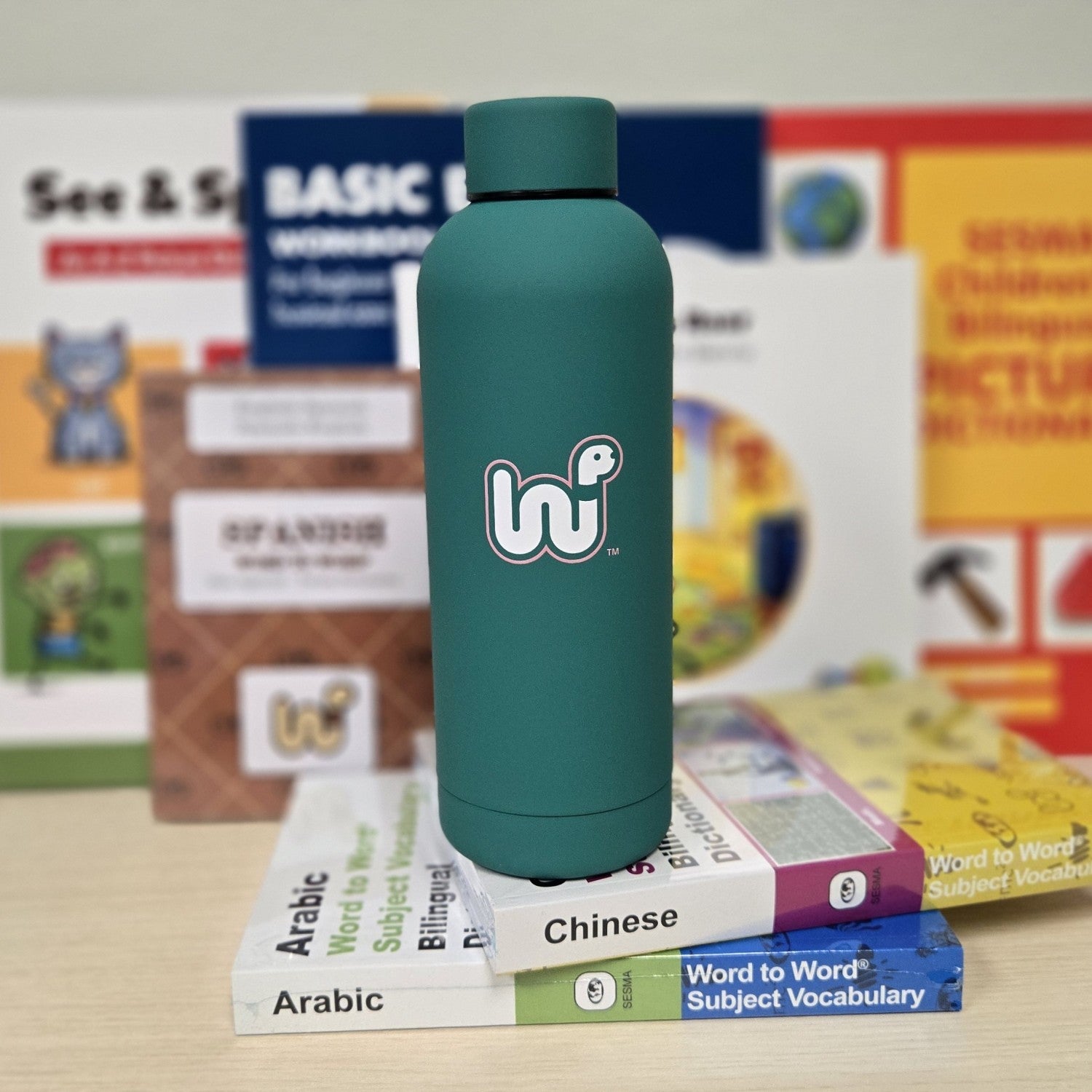Word to Word eBook & Print Water Bottle