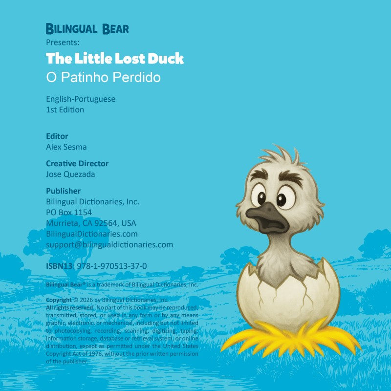 Portuguese-English The Little Lost Duck