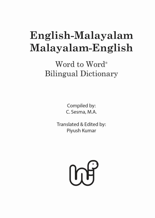 Malayalam BD Word to Word® Dictionary