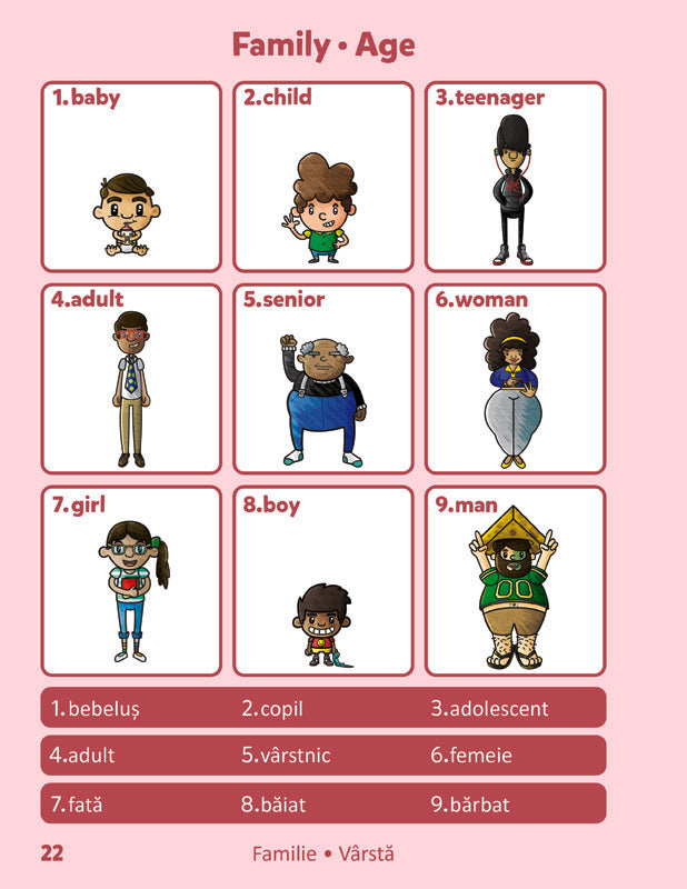 Romanian-English Sesma Children's Bilingual Picture Dictionary