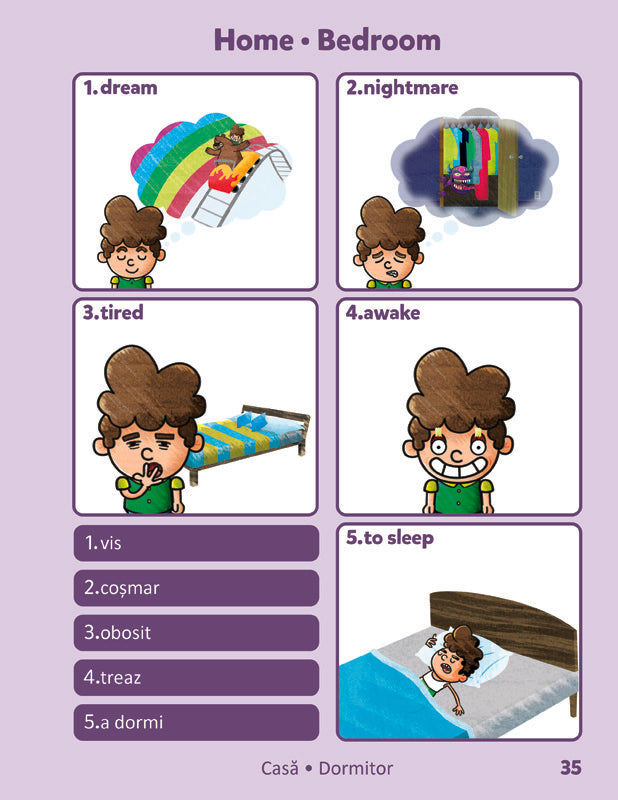 Romanian-English Sesma Children's Bilingual Picture Dictionary