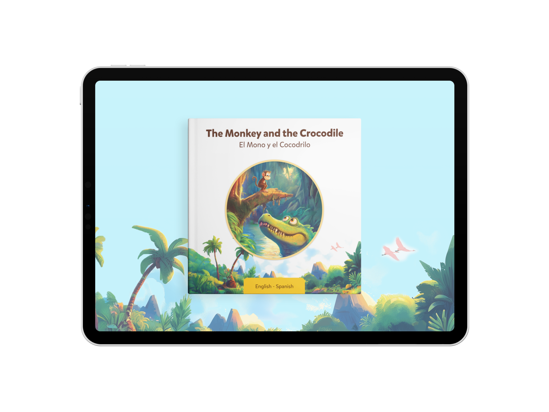 Spanish-English The Monkey and the Crocodile (eBook)