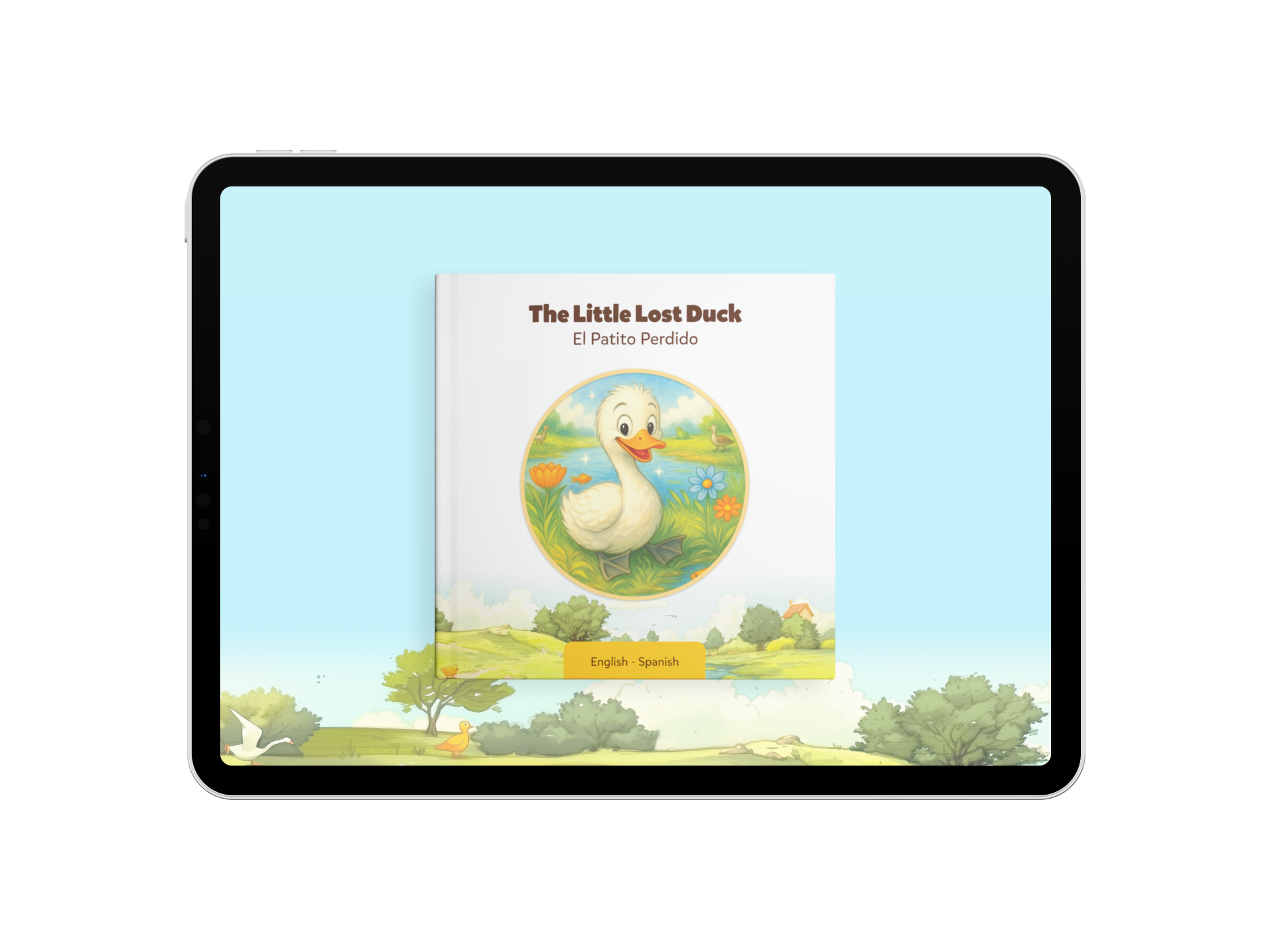 Spanish-English The Little Lost Duck (eBook)
