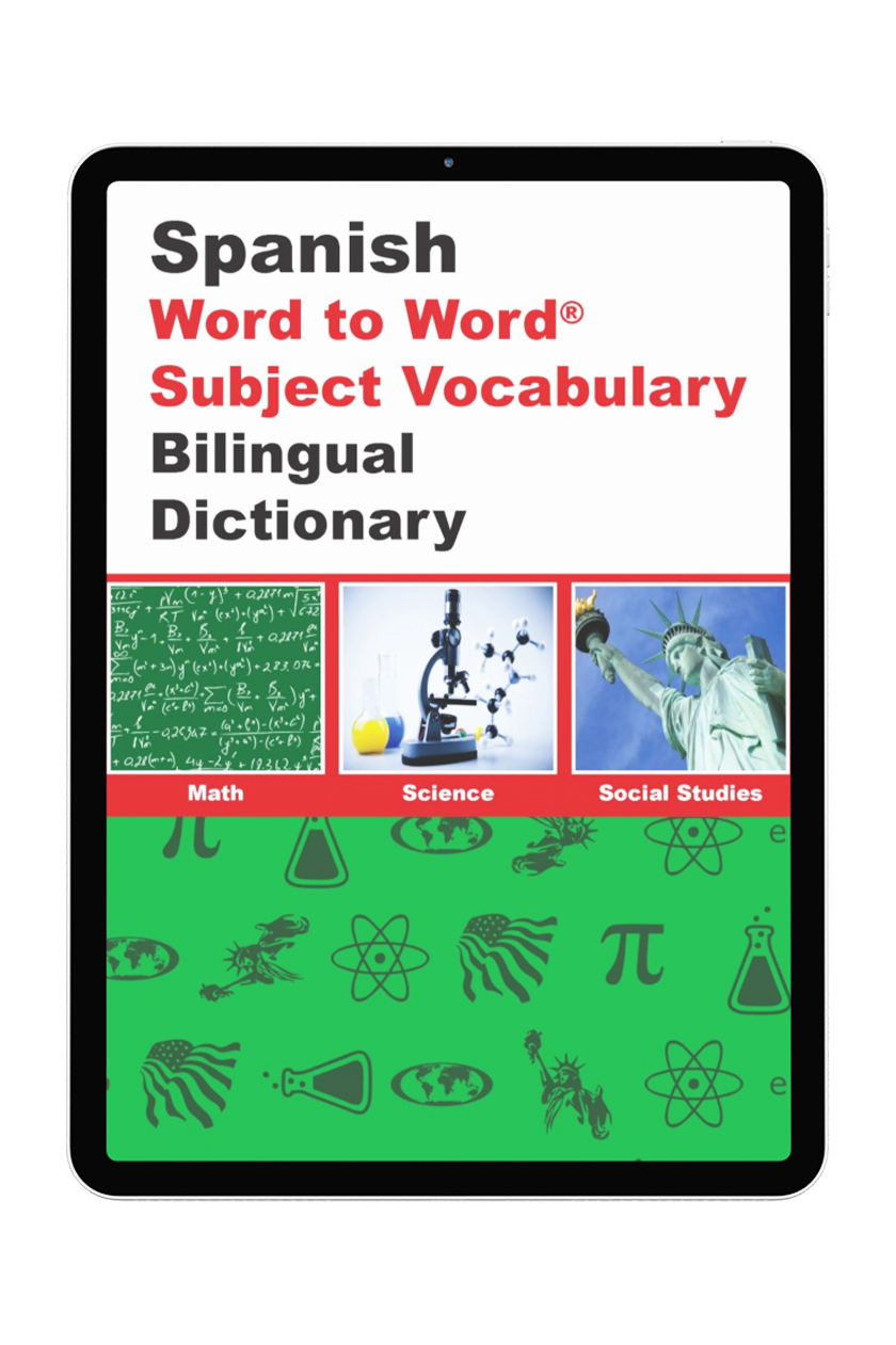 English-Spanish Word to Word® Subject Vocabulary (eBook)