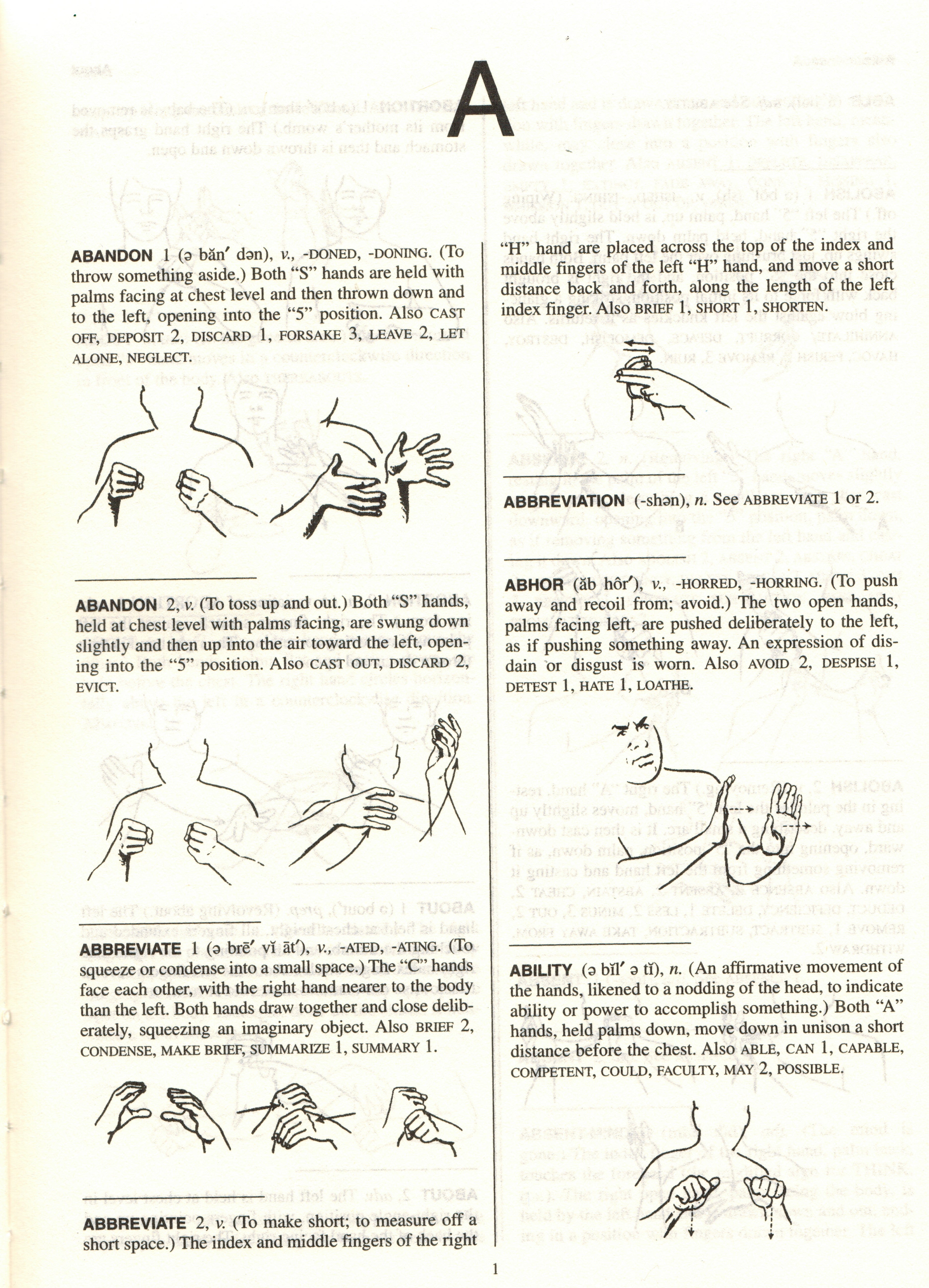 American Sign Language Dictionary