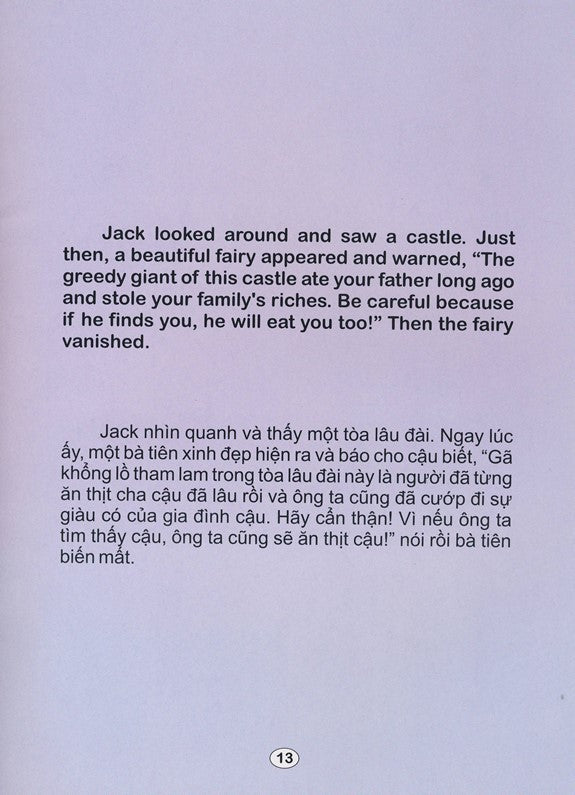 Vietnamese-English Jack & The Beanstalk