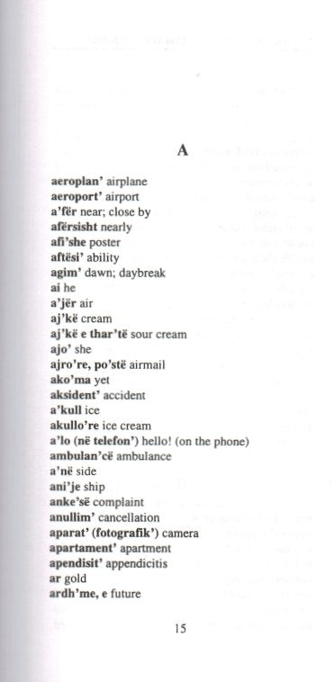 Albanian-English / English-Albanian Hipp Dictionary and Phrasebook