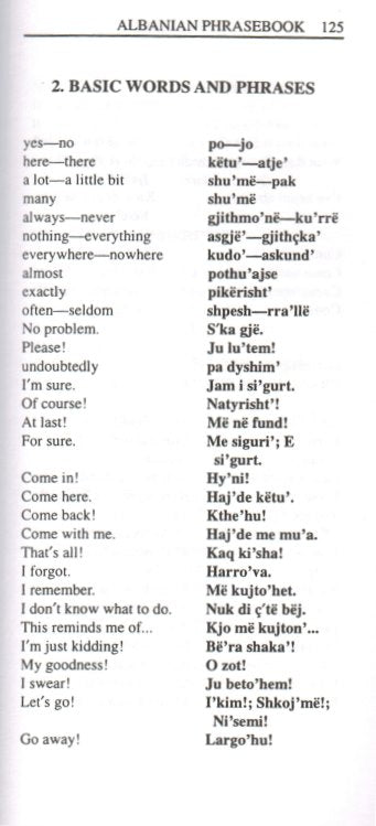 Albanian-English / English-Albanian Hipp Dictionary and Phrasebook