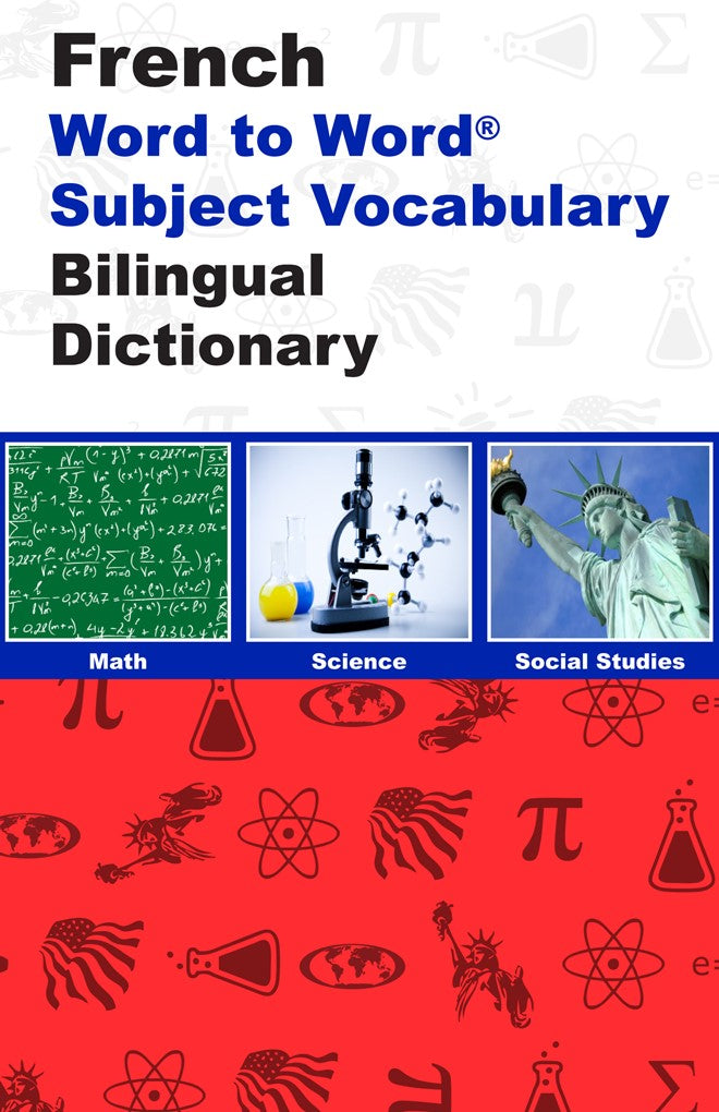 French BD Word to Word® with Subject Vocab