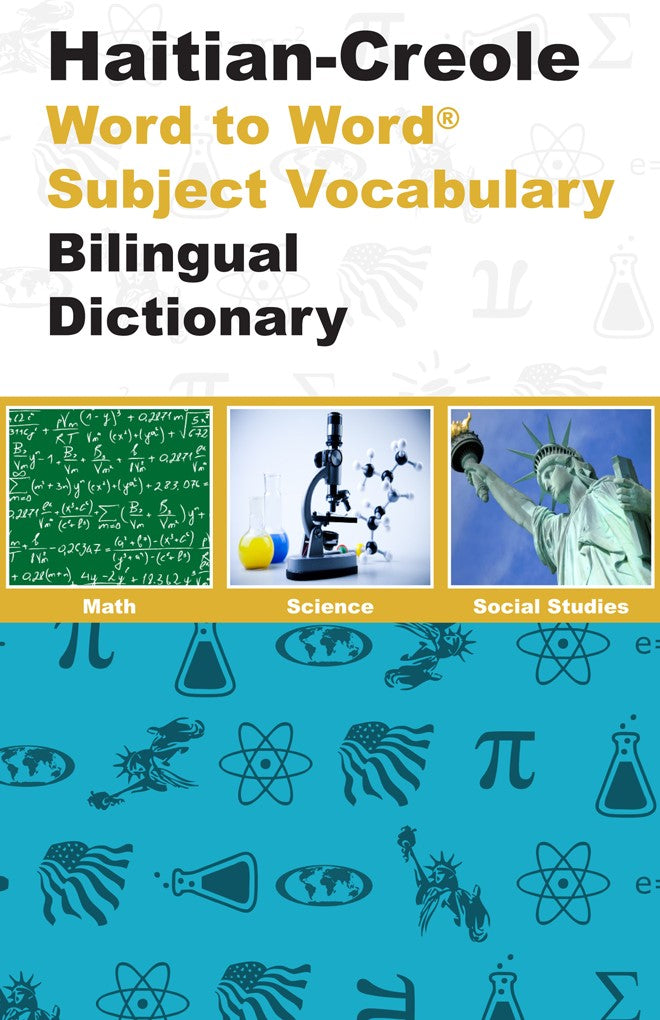 Haitian-Creole BD Word to Word® with Subject Vocab