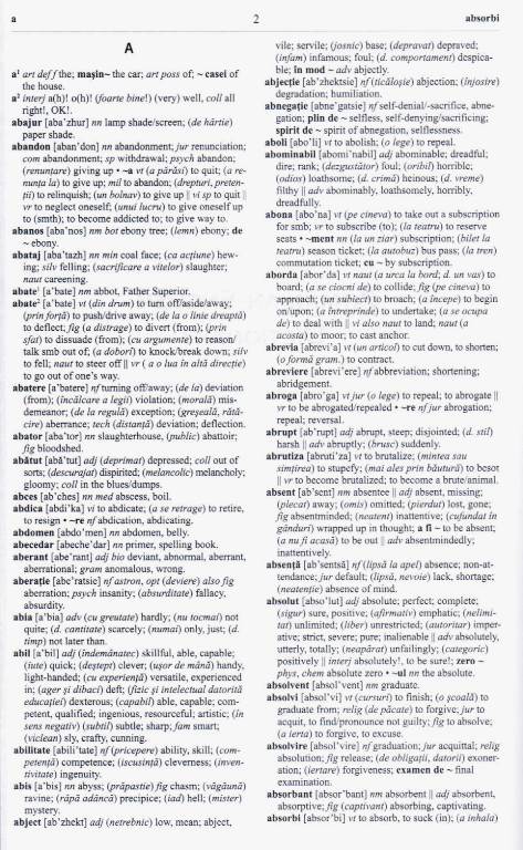 Romanian-English / English-Romanian Hipp Practical Dictionary