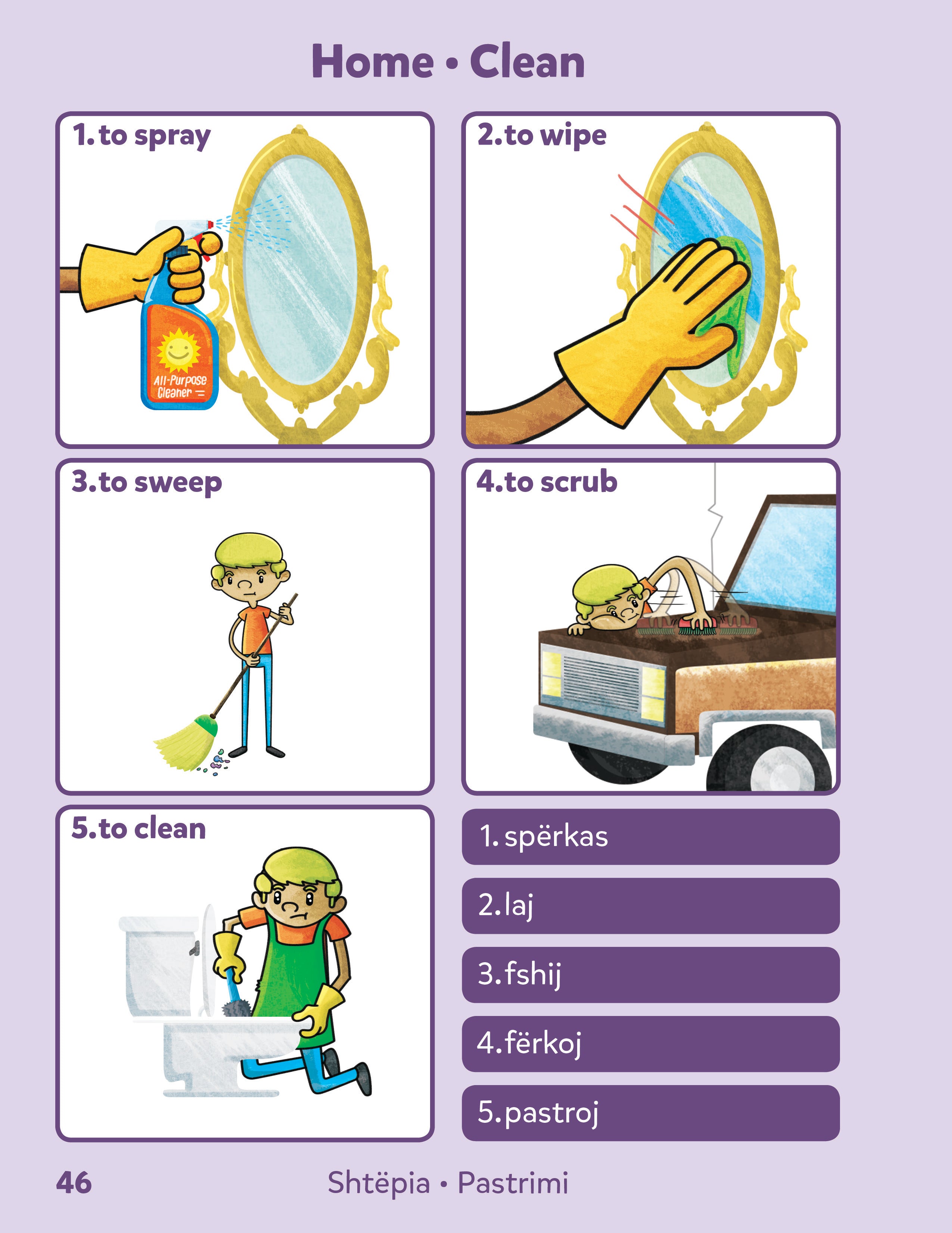 Albanian-English Sesma Children's Bilingual Picture Dictionary