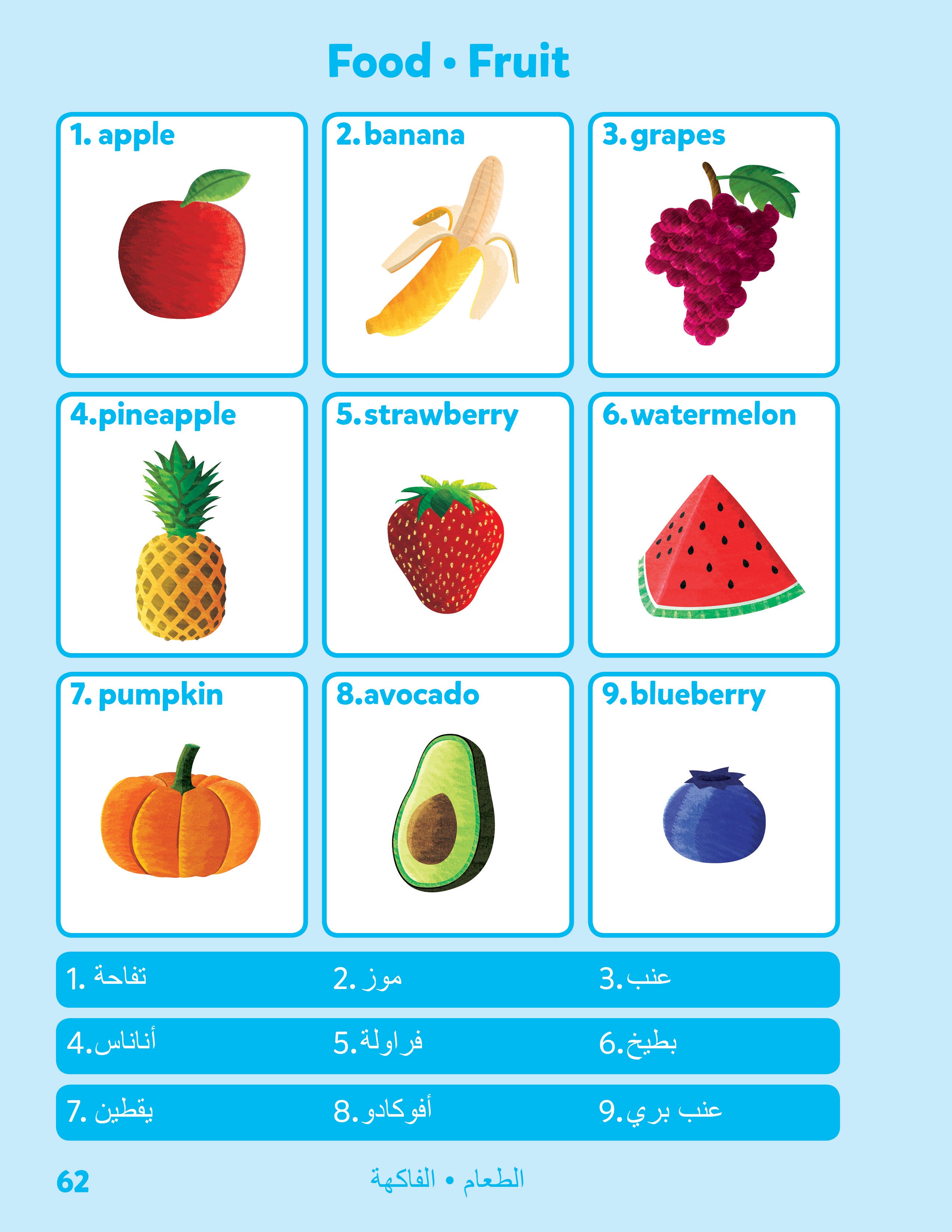 Arabic-English Sesma Children's Bilingual Picture Dictionary