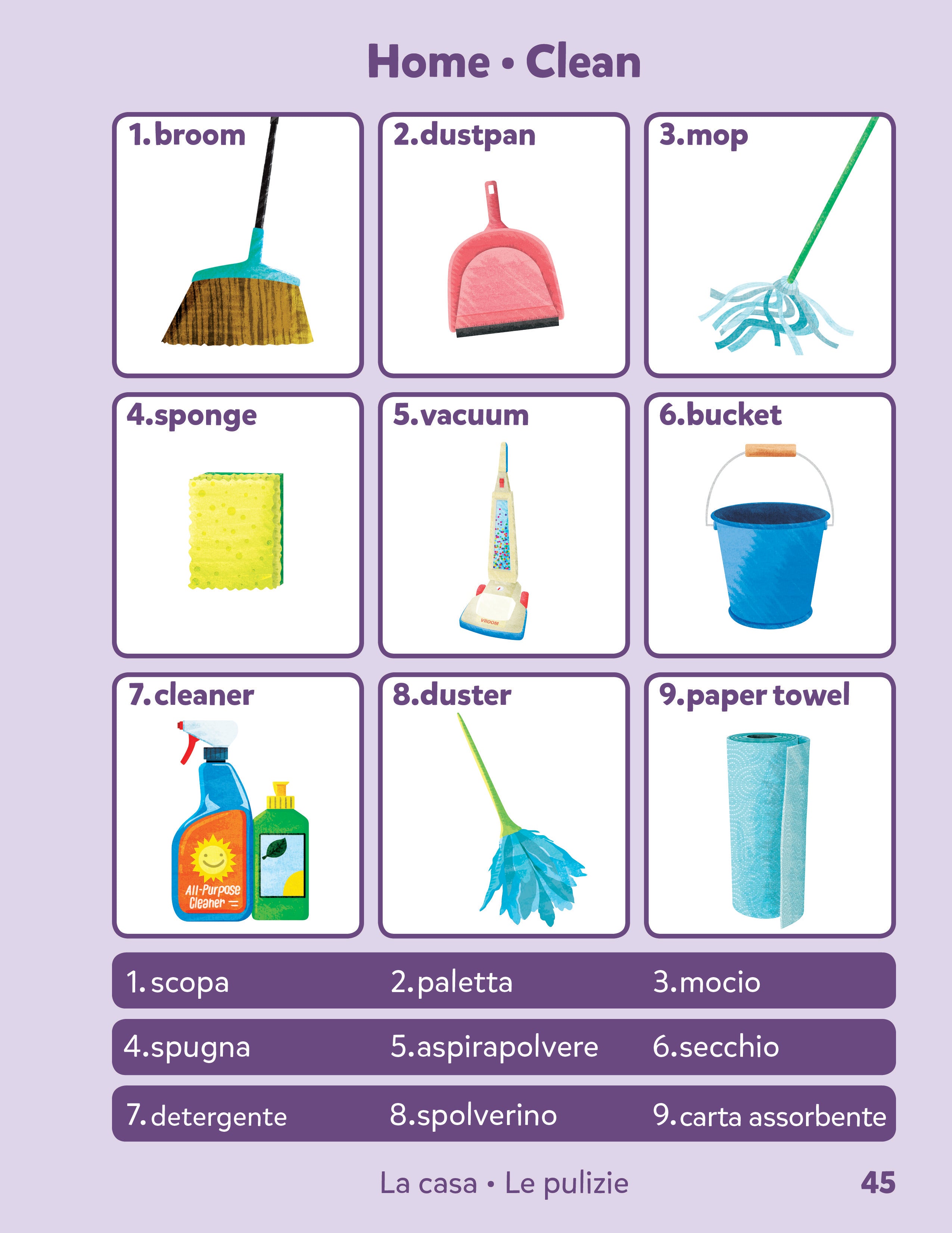 Italian-English Sesma Children's Bilingual Picture Dictionary