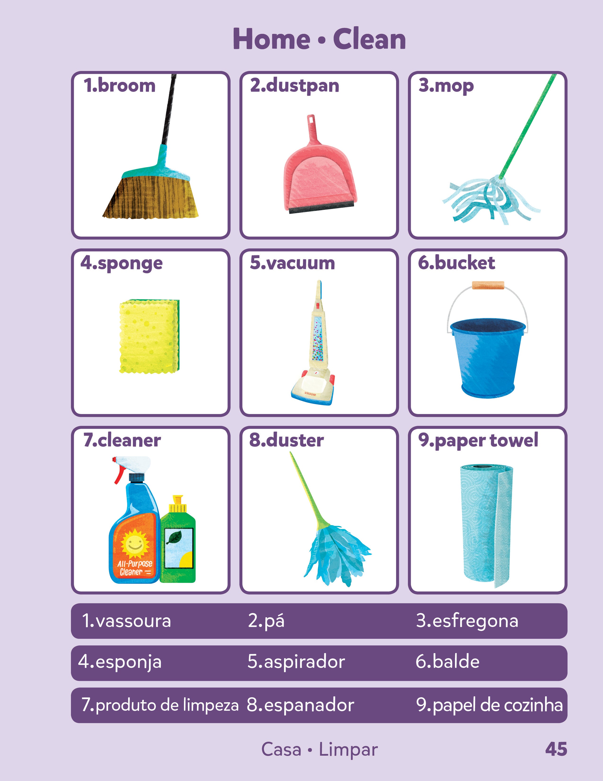 Portuguese-English Sesma Children's Bilingual Picture Dictionary