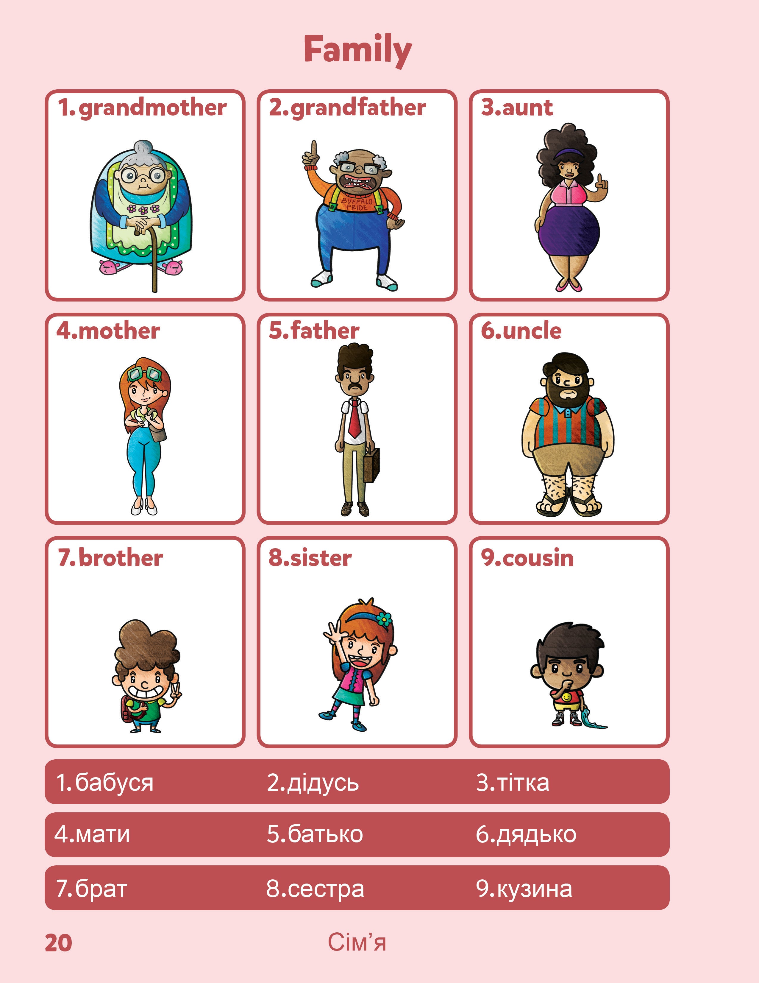 Ukrainian-English Sesma Children's Bilingual Picture Dictionary