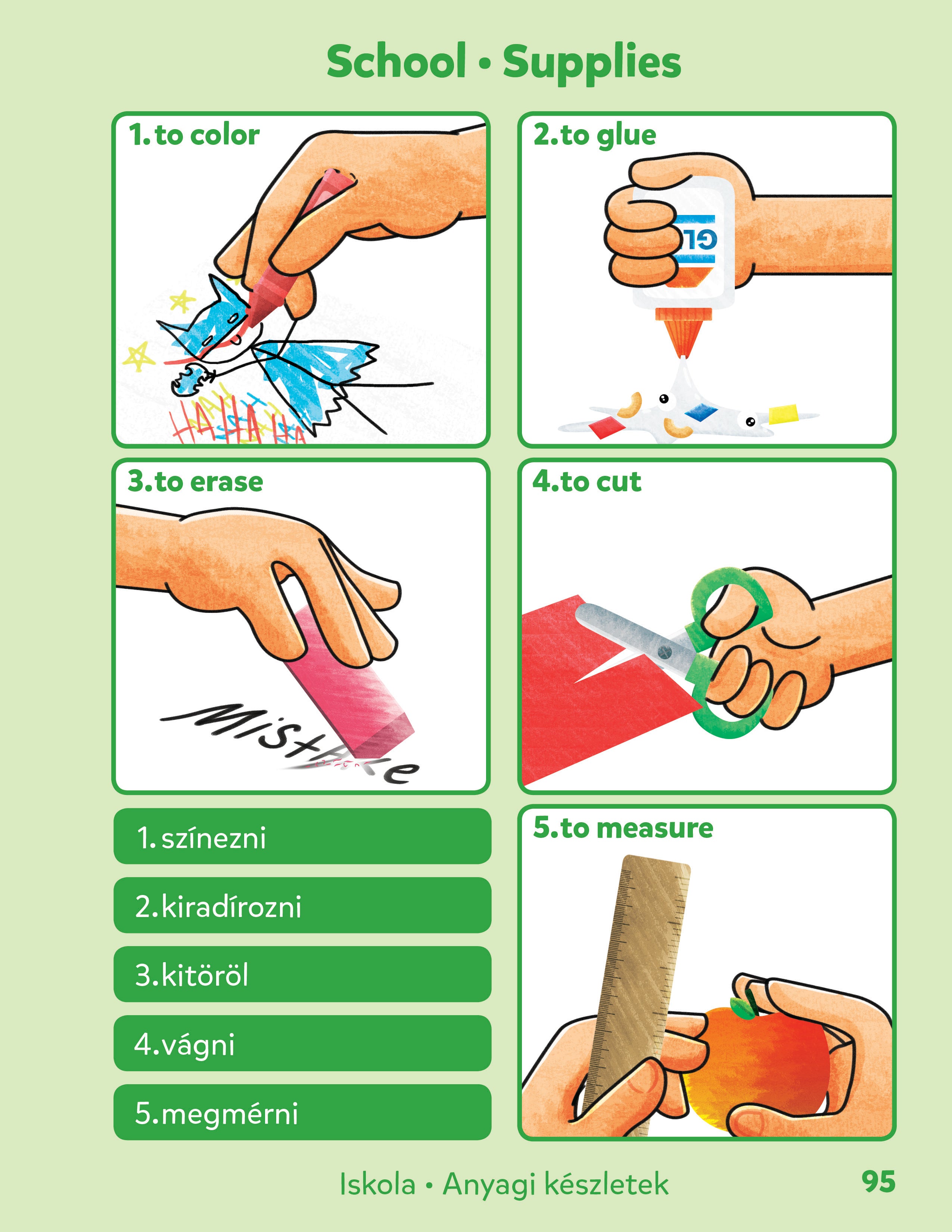 Hungarian-English Sesma Children's Bilingual Picture Dictionary