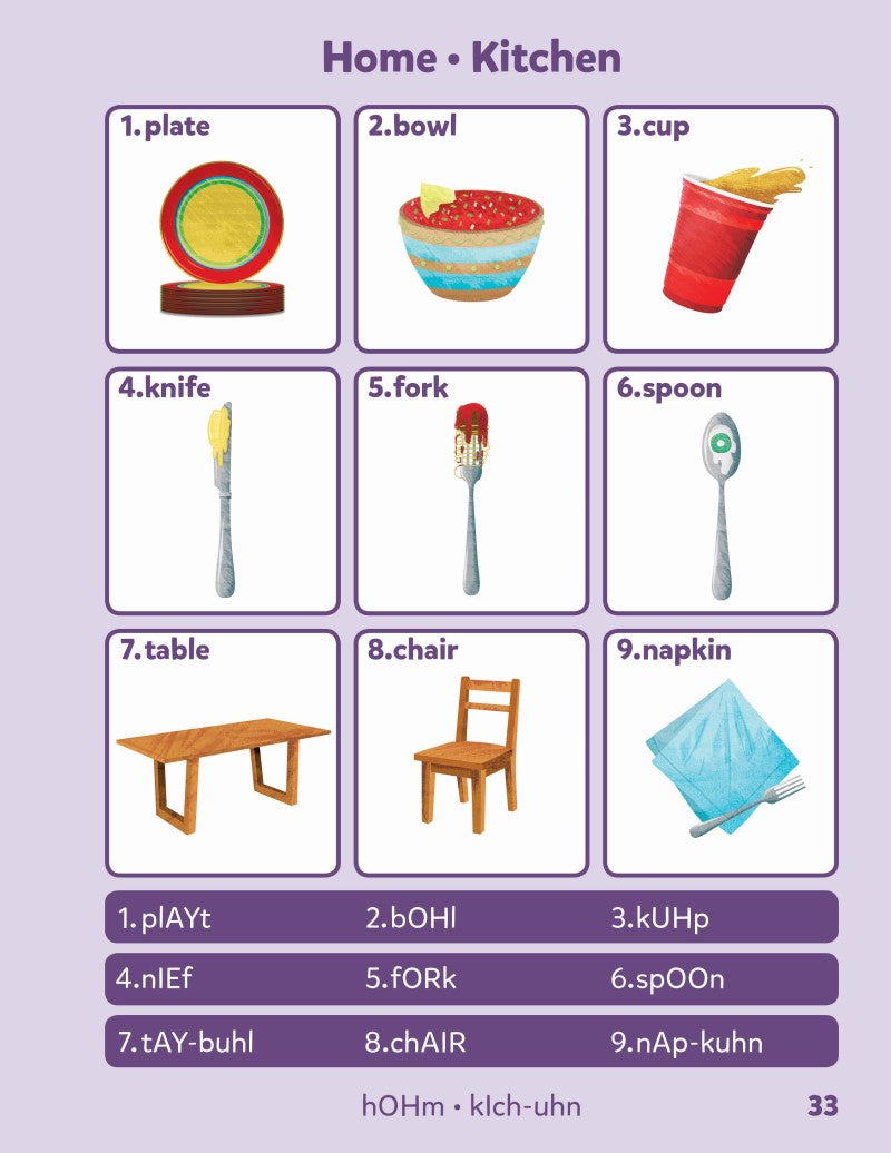 English Sesma Children's Bilingual Picture Dictionary