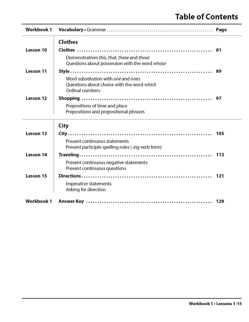 Basic ESL Workbook 1