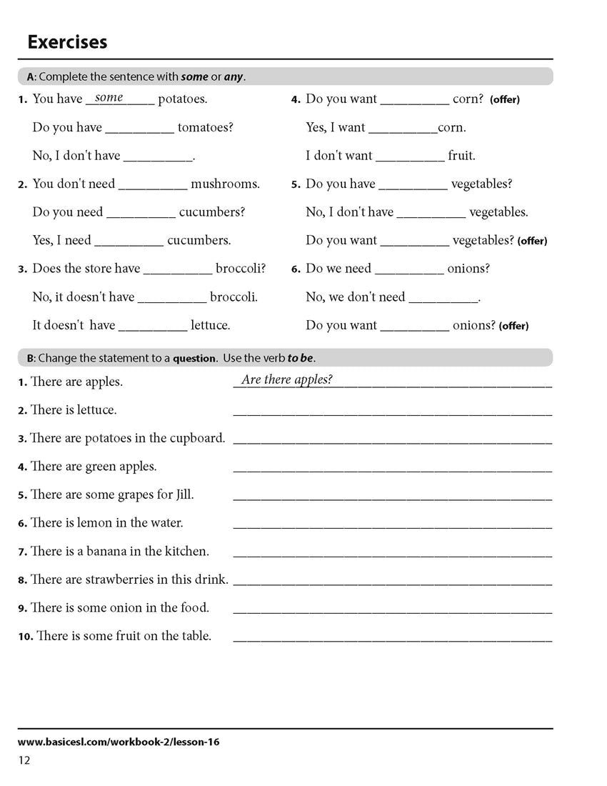 Basic ESL Workbook 2