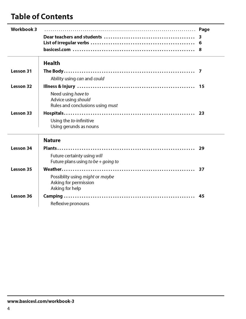 Basic ESL Workbook 3