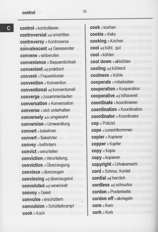 German BD Word to Word® Dictionary