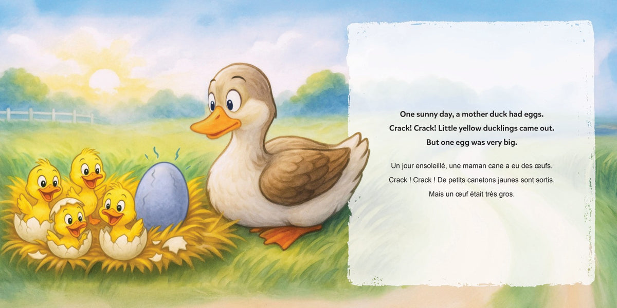 French-English The Little Lost Duck