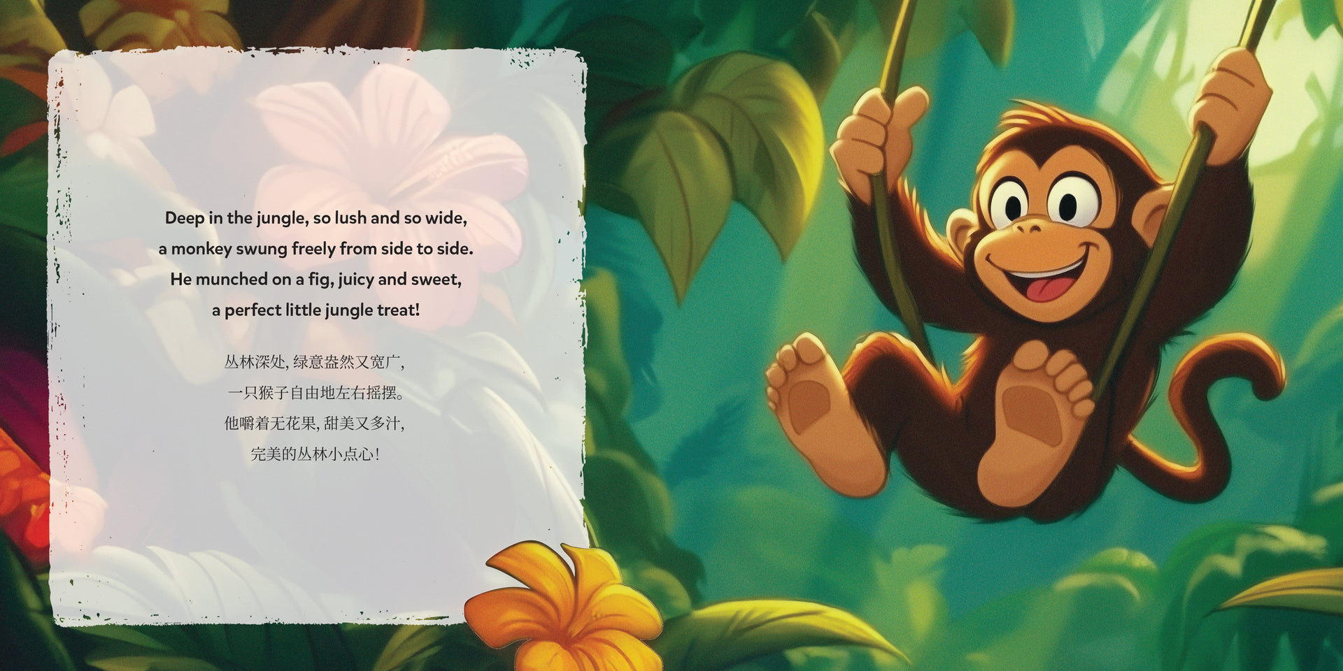 Chinese-English The Monkey and the Crocodile (eBook)