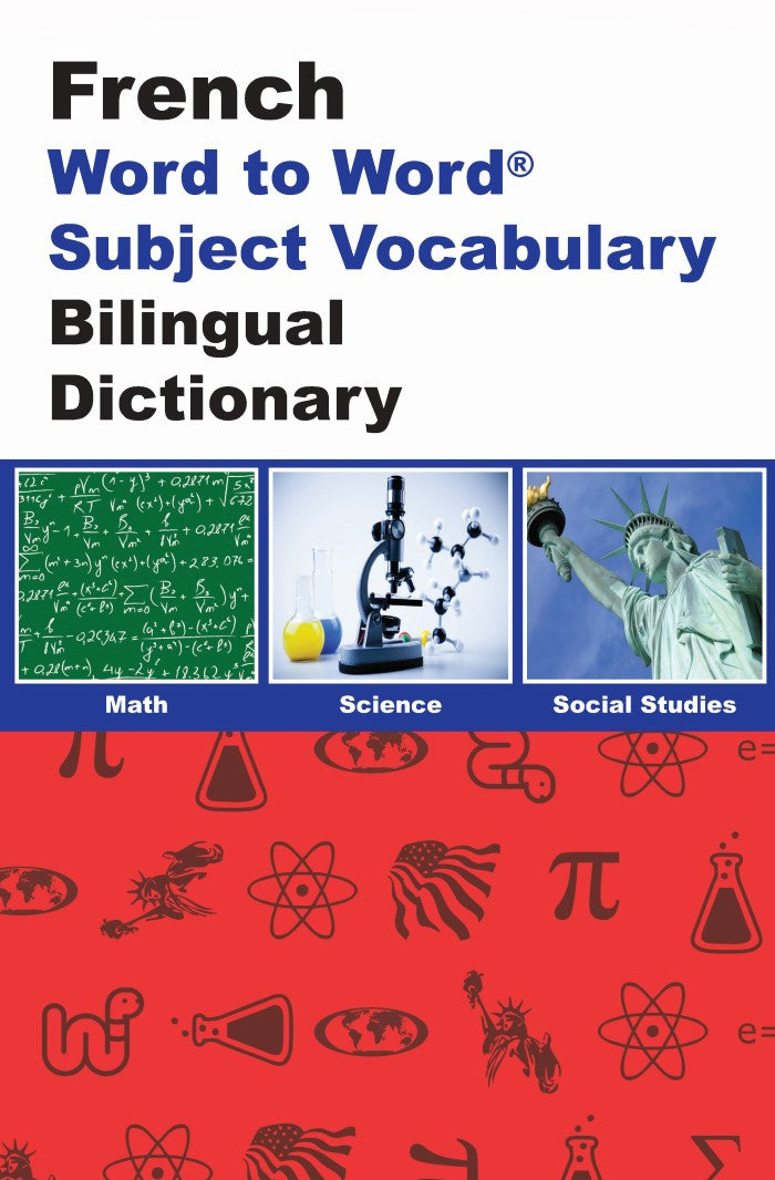 French BD Word to Word® with Subject Vocab
