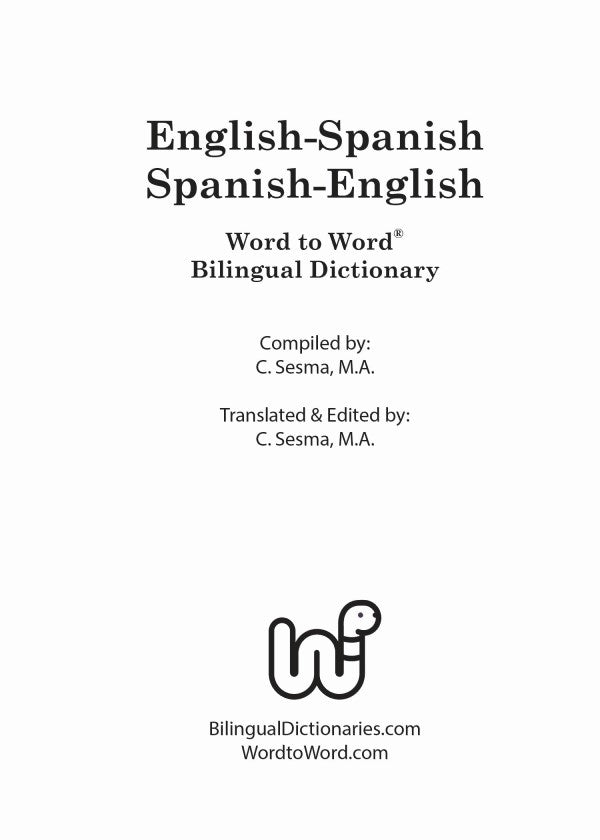 Spanish BD Word to Word® Dictionary