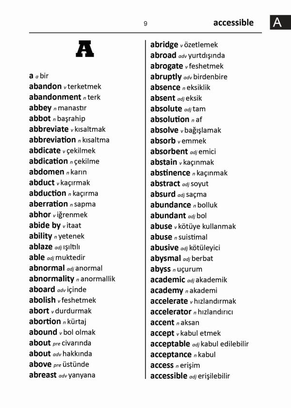Turkish BD Word to Word® Dictionary