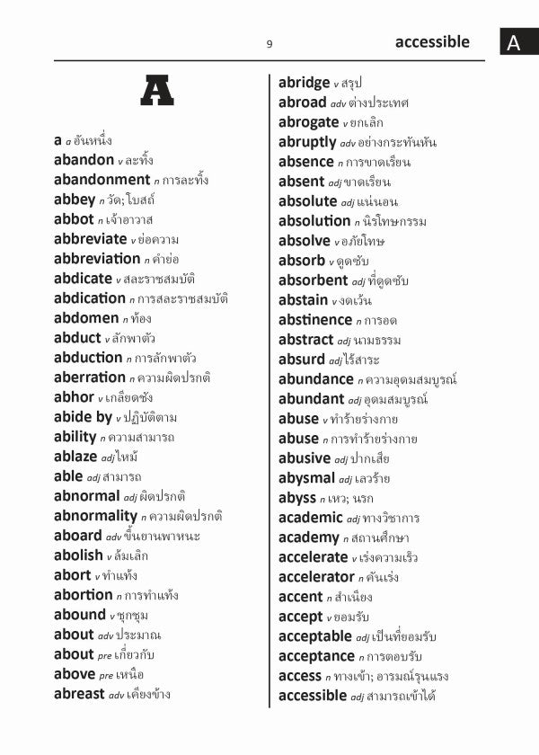 Thai BD Word to Word® Dictionary