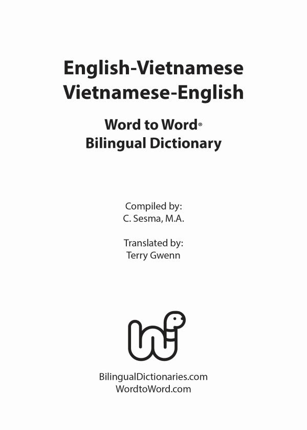 Vietnamese BD Word to Word® Dictionary