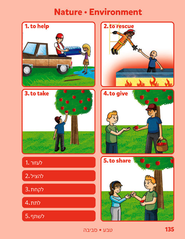 Hebrew-English Sesma Children's Bilingual Picture Dictionary