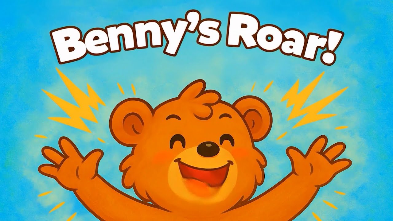 Benny's Roar read-along video on the Bilingual Bear channel