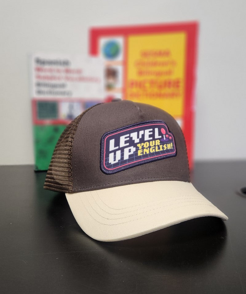 Level Up Your English Trucker Hat - Black