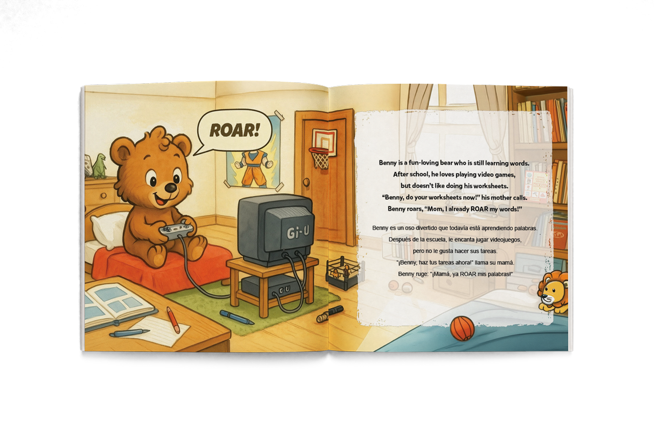 Arabic - English Bilingual Bear Stories
