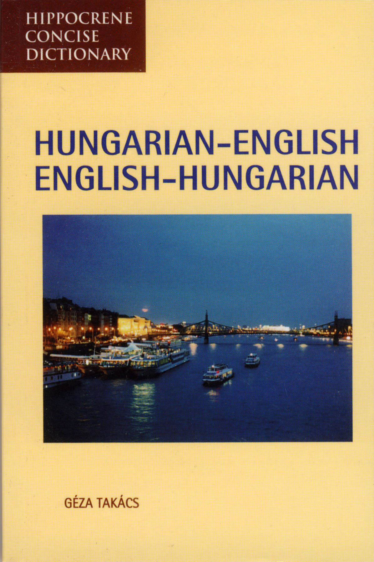 Hungarian-English / English-Hungarian Hipp Concise Dictionary