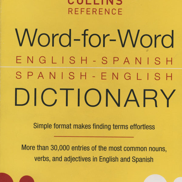 Spanish-English / English-Spanish Collins Dictionary