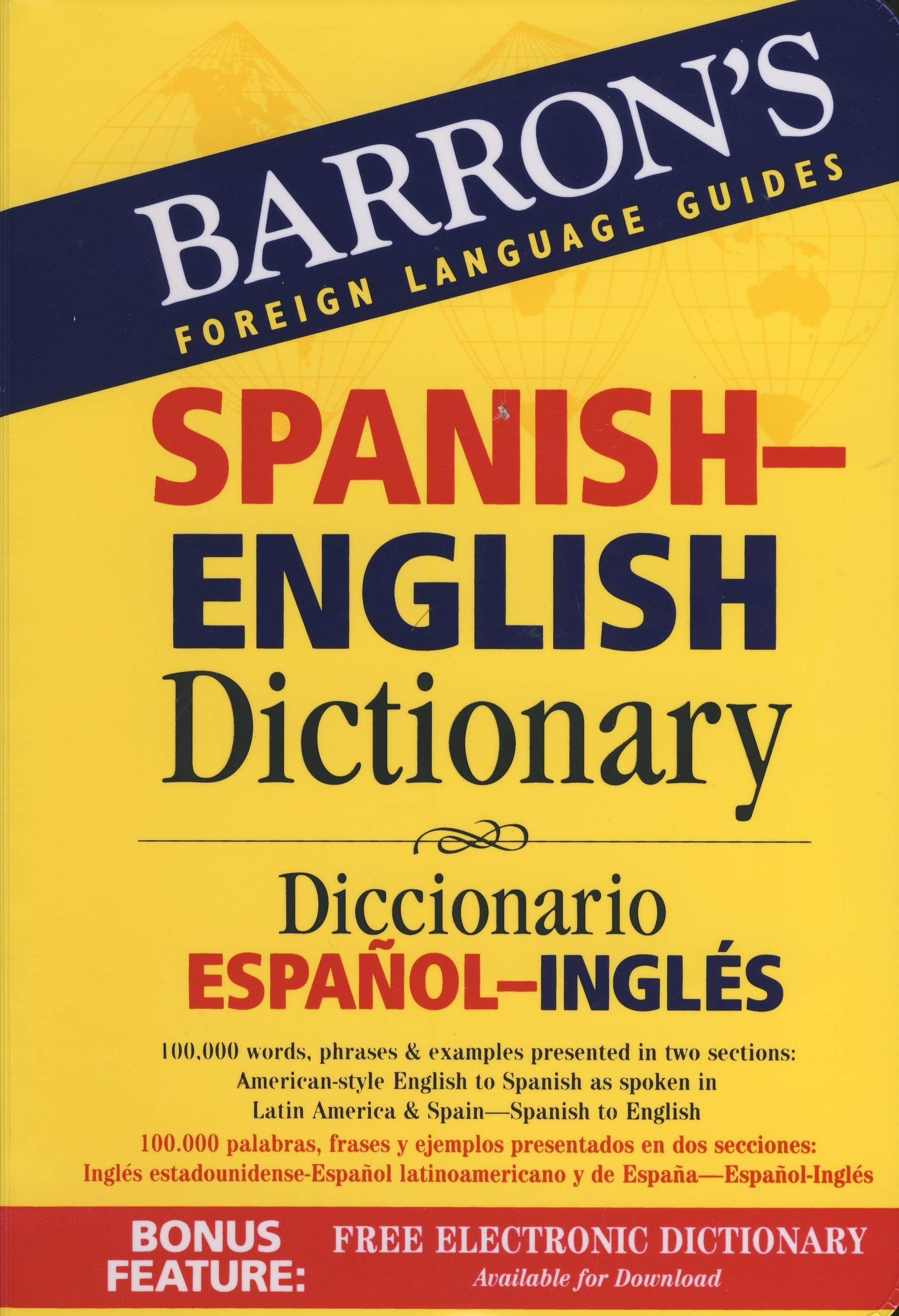 Spanish - English Barrons Dictionary