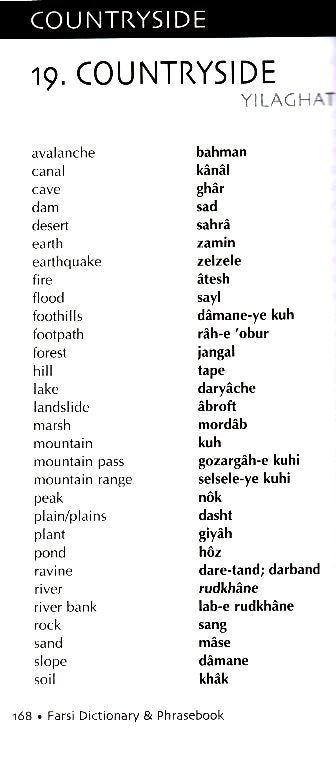Farsi-English / English-Farsi Hipp Dictionary and Phrasebook
