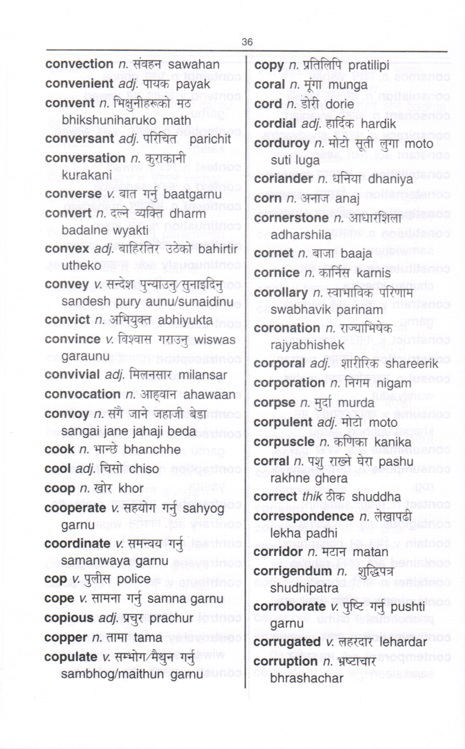 Nepali-English / English-Nepali Dictionary