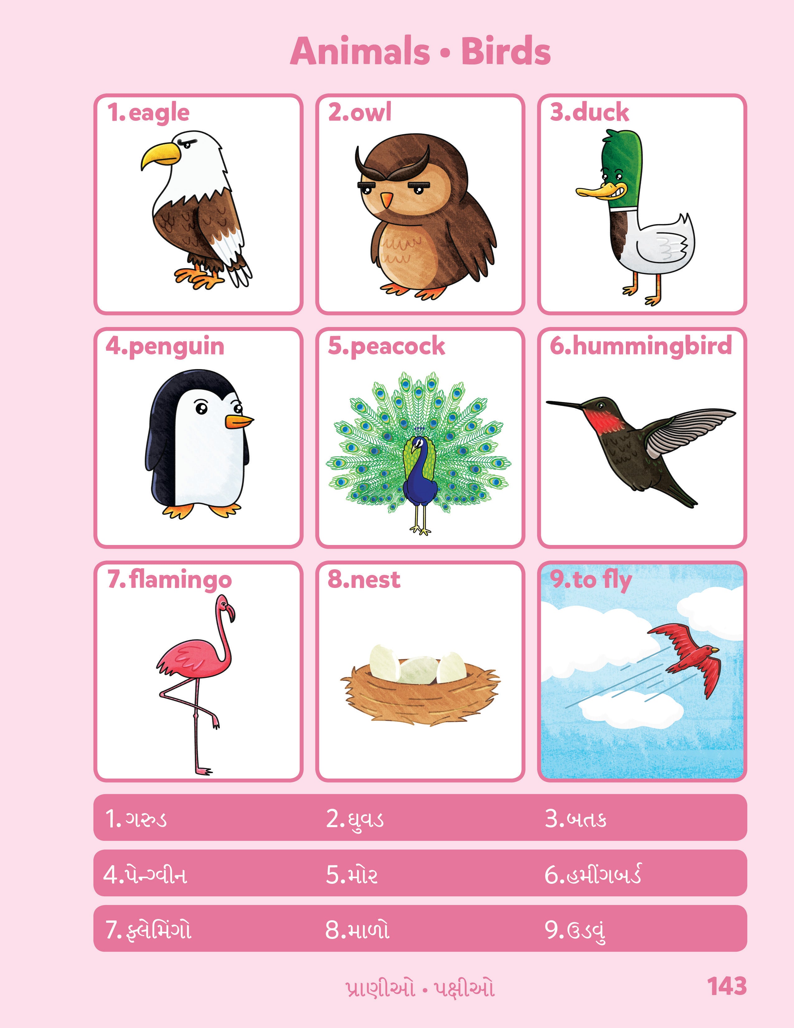 Gujarati-English Sesma Children's Bilingual Picture Dictionary